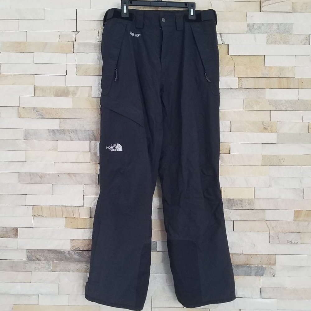 North Face Womens Small Black GoreTex Gore Tex Ski Snow Snowboard Pants Suit Bib